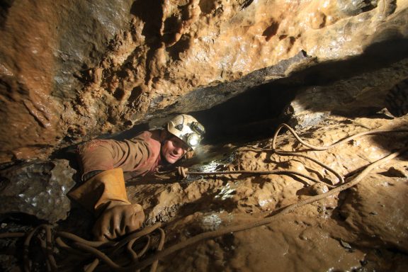 Olli in der Engstelle