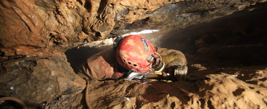 Alex versucht es auch in der Engstelle