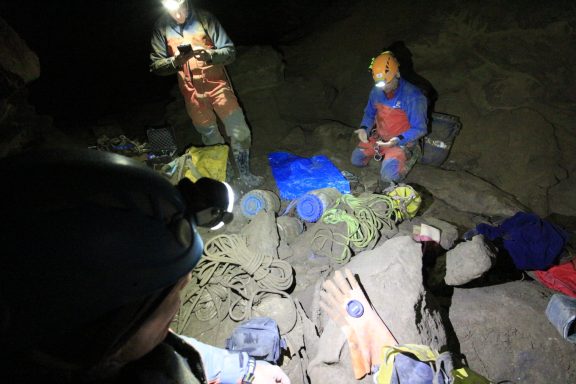 Noch genügend Material dabei