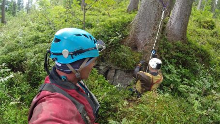 Einstieg in den Schacht
